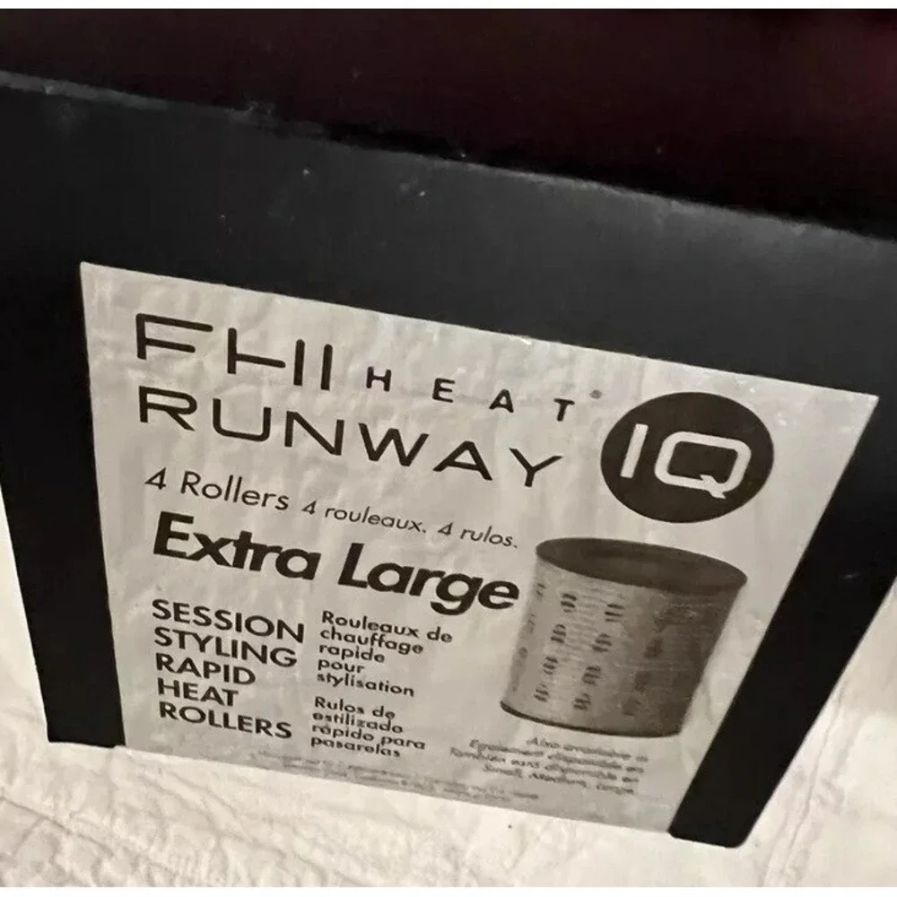 FHI Heat Runway IQ Session Styling Rapid Heat Rollers Extra‎ Large XL Curlers